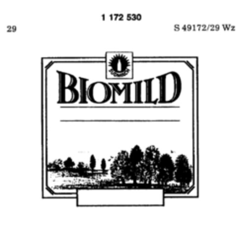 BIOMILD Logo (DPMA, 02.10.1989)