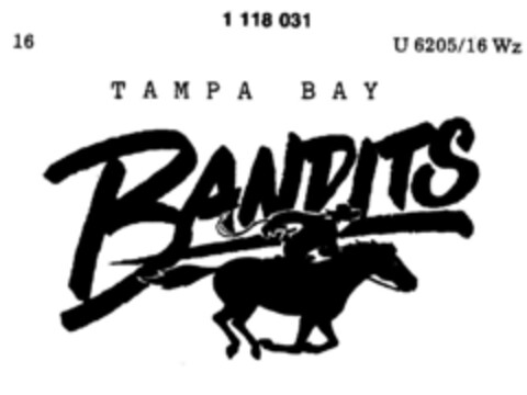 BANDITS Logo (DPMA, 12/14/1983)