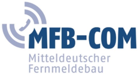 MFB-COM Mitteldeutscher Fernmeldebau Logo (DPMA, 06.11.2014)