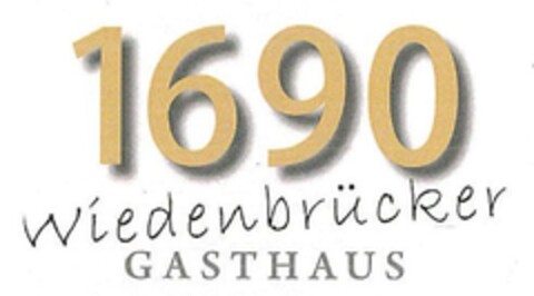 1690 Wiedenbrücker GASTHAUS Logo (DPMA, 26.01.2018)