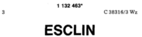 ESCLIN Logo (DPMA, 21.11.1988)