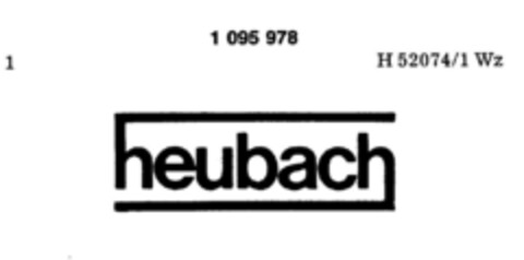 heubach Logo (DPMA, 12.12.1983)