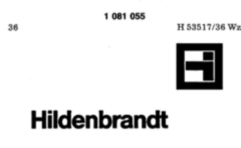 Hildenbrandt Logo (DPMA, 07.12.1984)