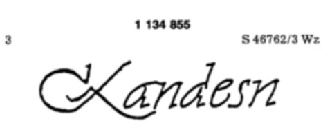 Kandesn Logo (DPMA, 28.05.1988)