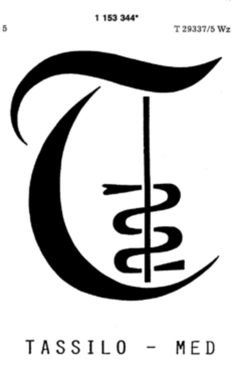 TASSILO - MED Logo (DPMA, 09/02/1989)