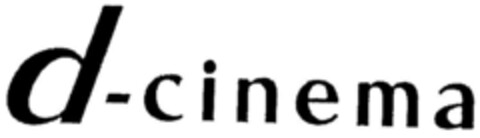 d-cinema Logo (DPMA, 14.06.2000)