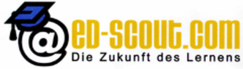 @ ed-scout.com Die Zukunft des Lernens Logo (DPMA, 03/15/2001)