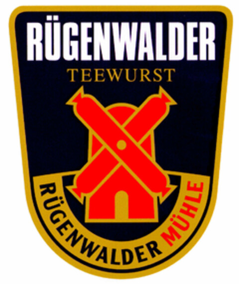 RÜGENWALDER TEEWURST RÜGENWALDER MÜHLE Logo (DPMA, 17.07.2001)