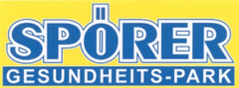 SPÖRER GESUNDHEITS-PARK Logo (DPMA, 07/09/2008)