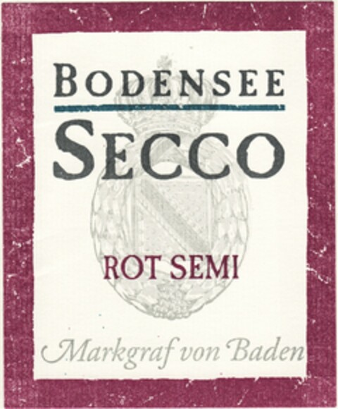 BODENSEE SECCO ROT SEMI Logo (DPMA, 19.08.2008)