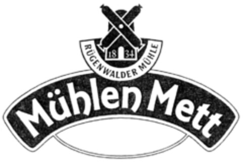 1834 RÜGENWALDER MÜHLE Mühlen Mett Logo (DPMA, 22.09.2009)