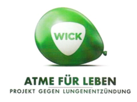 WICK ATME FÜR LEBEN PROJEKT GEGEN LUNGENENTZÜNDUNG Logo (DPMA, 19.05.2011)