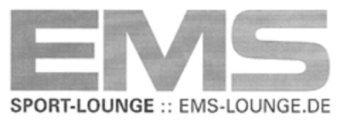 EMS SPORT-LOUNGE EMS-LOUNGE.DE Logo (DPMA, 26.10.2012)