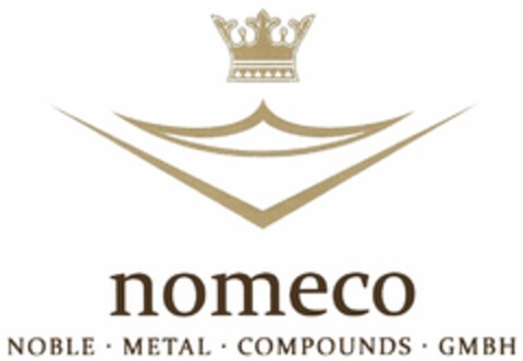 nomeco NOBLE · METAL · COMPOUNDS · GMBH Logo (DPMA, 26.10.2012)