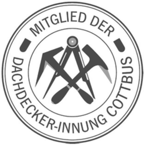 MITGLIED DER DACHDECKER-INNUNG COTTBUS Logo (DPMA, 26.09.2013)