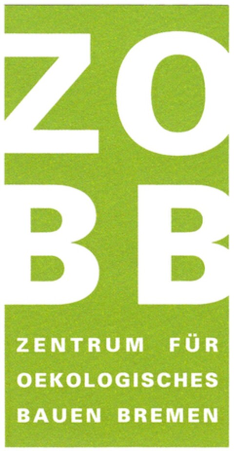 ZO BB ZENTRUM FÜR OEKOLOGISCHES BAUEN BREMEN Logo (DPMA, 03.09.2013)