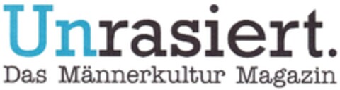 Unrasiert. Das Männerkultur Magazin Logo (DPMA, 02.11.2014)