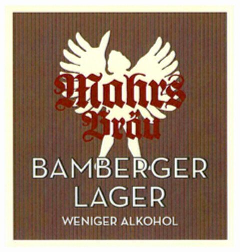 Mahrs Bräu BAMBERGER LAGER WENIGER ALKOHOL Logo (DPMA, 09/28/2020)