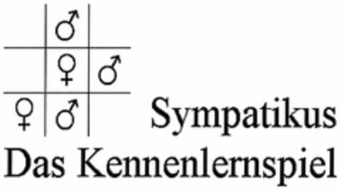 Sympatikus Das Kennenlernspiel Logo (DPMA, 03.05.2005)