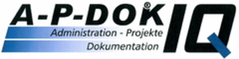 A-P-DOK IQ Administration-Projekte Dokumentation Logo (DPMA, 20.10.2005)