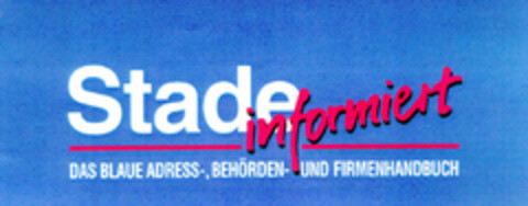 Stade informiert - DAS BLAUE Logo (DPMA, 16.11.1995)