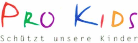 PRO KIDS Schützt unsere Kinder Logo (DPMA, 29.05.1996)