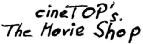 cineTOP's. The Movie Shop Logo (DPMA, 22.04.1998)