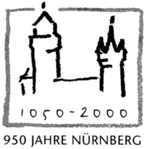 1050-2000 950 JAHRE NÜRNBERG Logo (DPMA, 26.05.1998)
