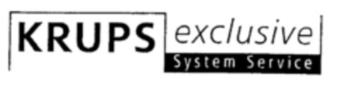 KRUPS exclusive System Service Logo (DPMA, 25.09.1998)