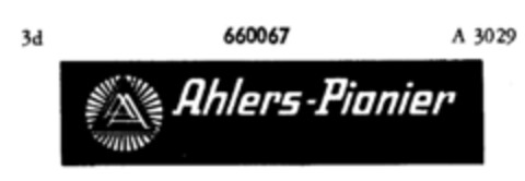 Ahlers-Pionier Logo (DPMA, 30.03.1953)