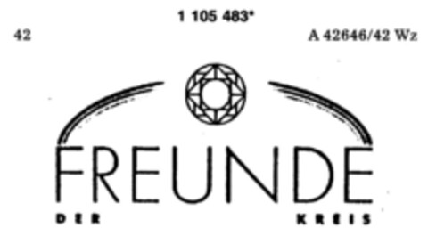 FREUNDE DER KREIS Logo (DPMA, 11.03.1987)