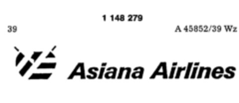 Asiana Airlines Logo (DPMA, 08.02.1989)