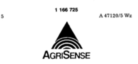 AGRISENSE Logo (DPMA, 17.10.1989)