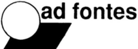 AD FONTES Logo (DPMA, 12/19/1991)