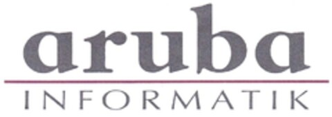 aruba INFORMATIK Logo (DPMA, 05.03.1993)