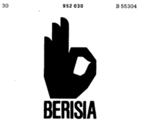 BERISIA Logo (DPMA, 12/06/1975)