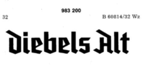 Diebels Alt Logo (DPMA, 07/12/1978)