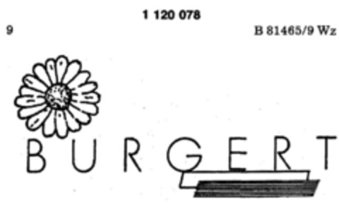BURGERT Logo (DPMA, 01.04.1987)