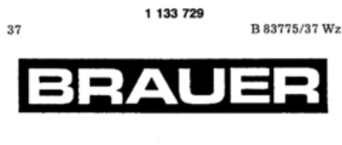BRAUER Logo (DPMA, 01.02.1988)