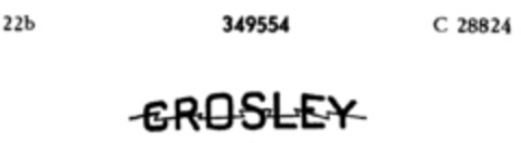 CROSLEY Logo (DPMA, 01/11/1926)