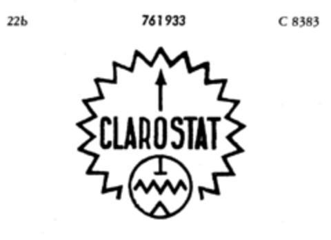 CLAROSTAT Logo (DPMA, 15.10.1958)