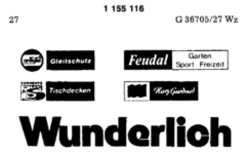 Wunderlich Logo (DPMA, 20.04.1989)