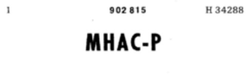 MHAC-P Logo (DPMA, 20.04.1970)