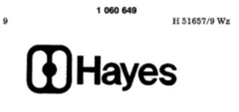 Hayes Logo (DPMA, 08/13/1983)