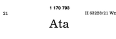 Ata Logo (DPMA, 14.03.1990)