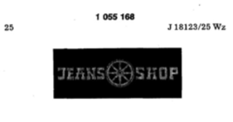 JEANS SHOP Logo (DPMA, 19.02.1983)