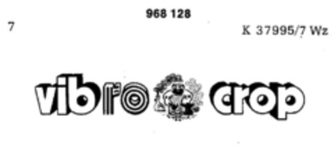 vibro crop Logo (DPMA, 21.10.1976)