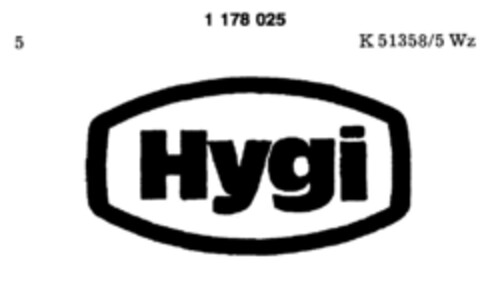 Hygi Logo (DPMA, 06/26/1987)