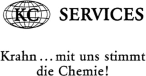 KC SERVICES Krahn... mit uns stimmt die Chemie! Logo (DPMA, 09.01.1993)