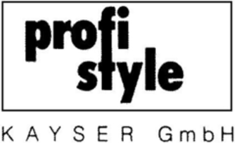 profi style Logo (DPMA, 18.03.1993)